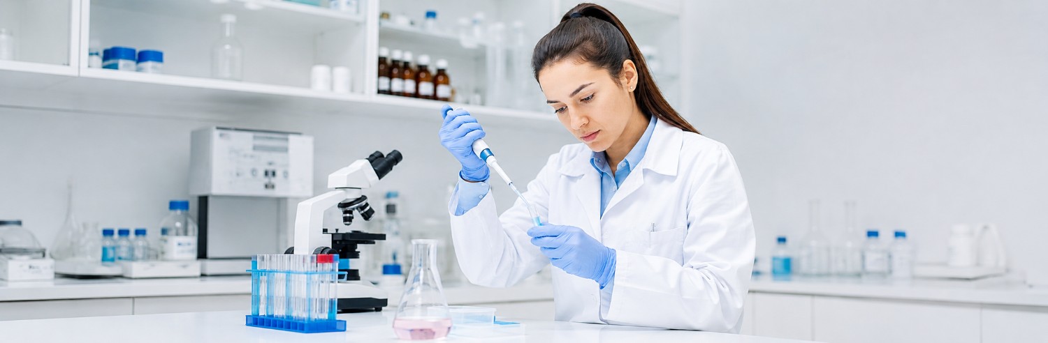 Área de control de calidad del laboratorio phs Pharmaservice